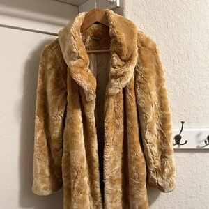 Beau Bois Fur Coat (size small).  Nice feel- warm coat